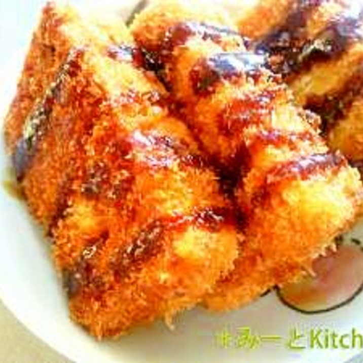 とんカツみたい?!ヘルシー♪高野豆腐のフライ